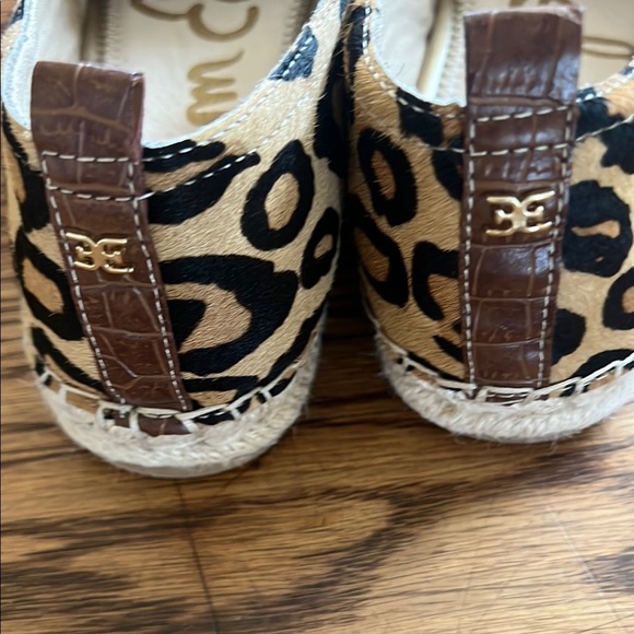 Sam Edelman Leopard Espadrille Shoes with Jute Sole - Picture 5 of 11